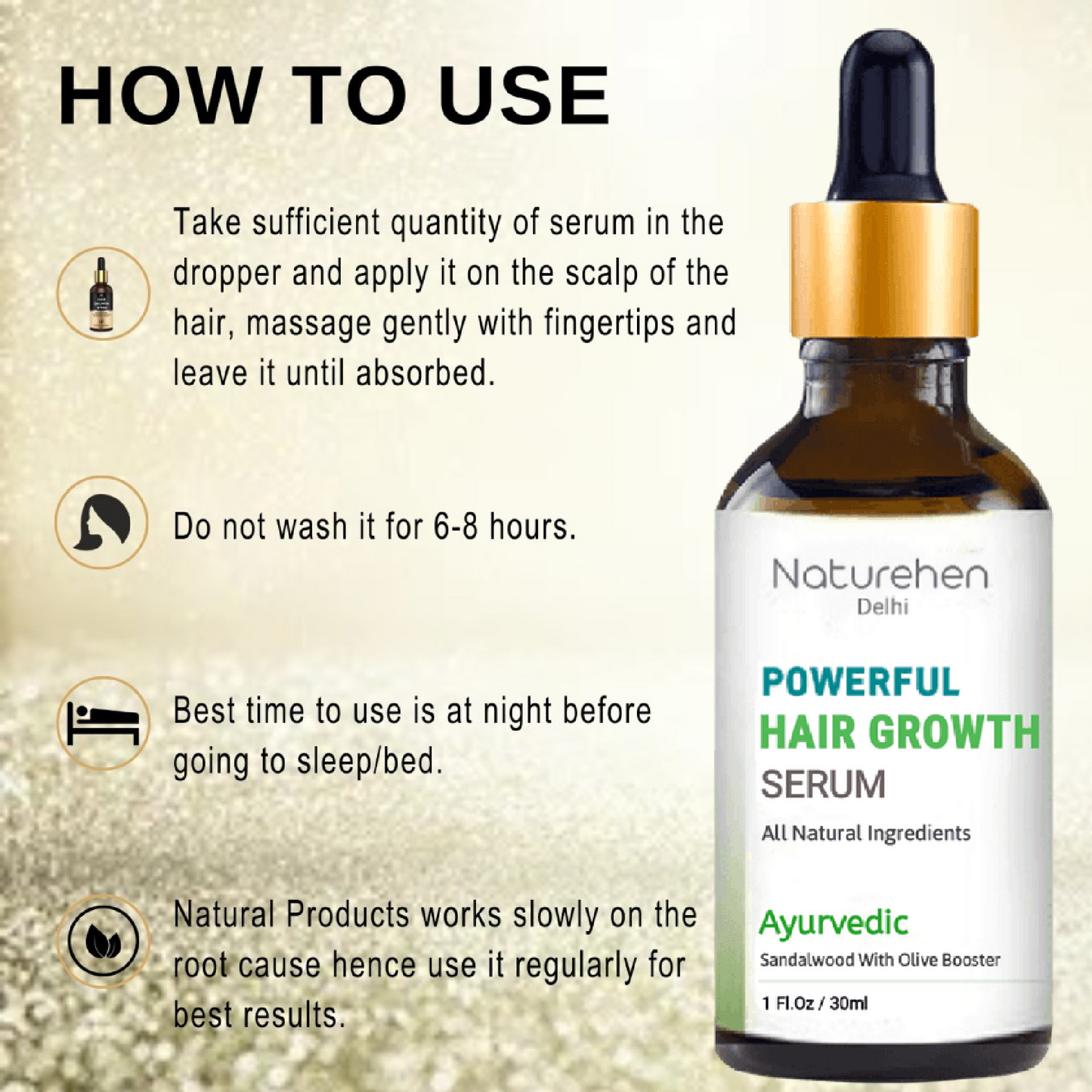 Extraordinary Naturehen Hair oil serum for Men and Women dry rough hair (30 ml)