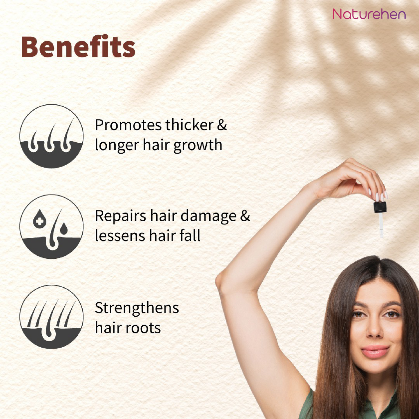 Extraordinary Naturehen Hair oil serum for Men and Women dry rough hair (30 ml)