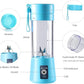 6 Blade USB Rechargeable Portable Juicer Blender Heavy Quality– 380ml