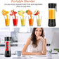 6 Blade USB Rechargeable Portable Juicer Blender Heavy Quality– 380ml