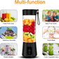 6 Blade USB Rechargeable Portable Juicer Blender Heavy Quality– 380ml
