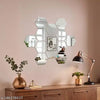 Mirror Stickers for Wall | Wall Mirror Stickers | Wall Stickers for Hall Room | Bed Room | Kitchen Etc.