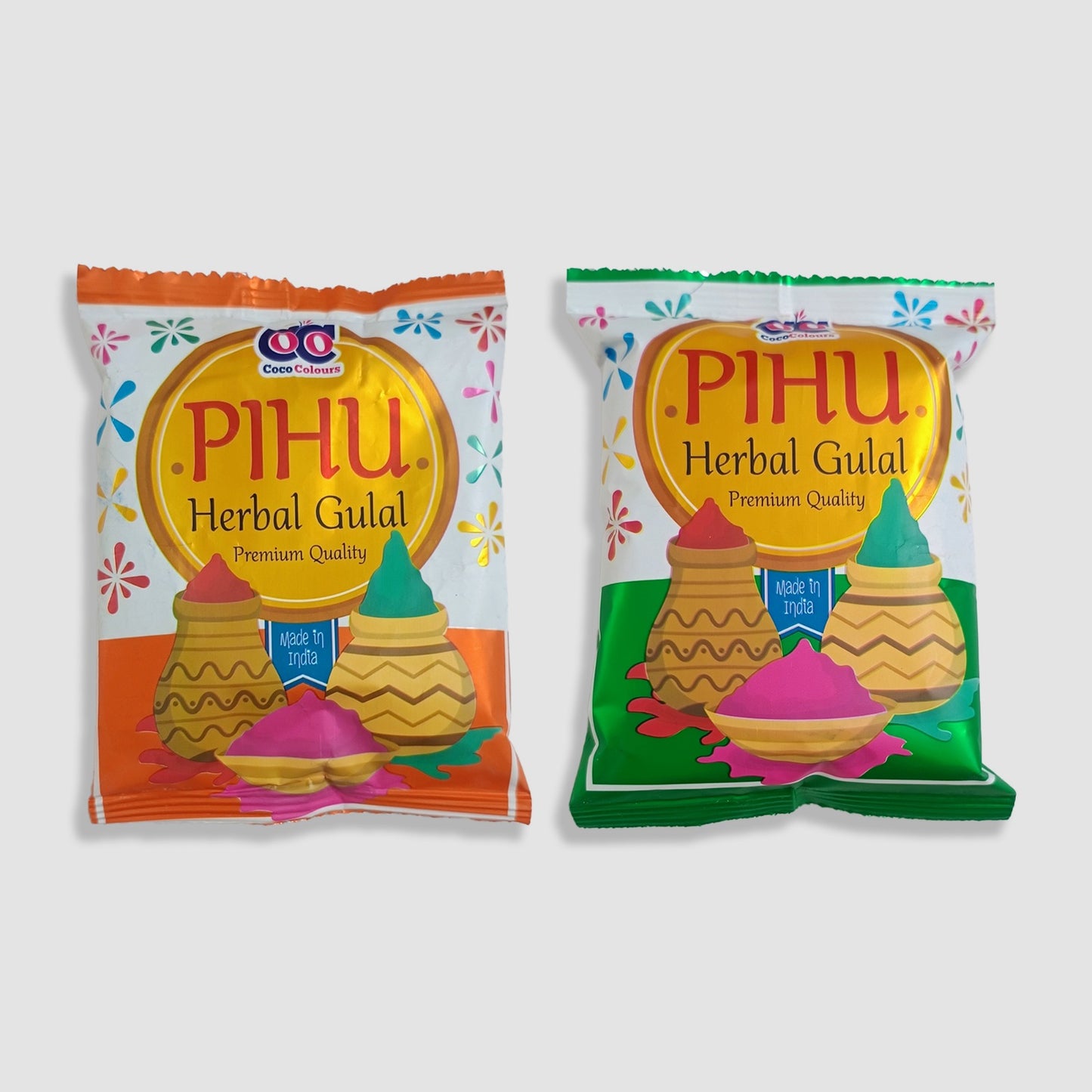Holi Celebration Combo Kit – Premium Pichkari, Herbal Gulal & Unisex T-Shirt