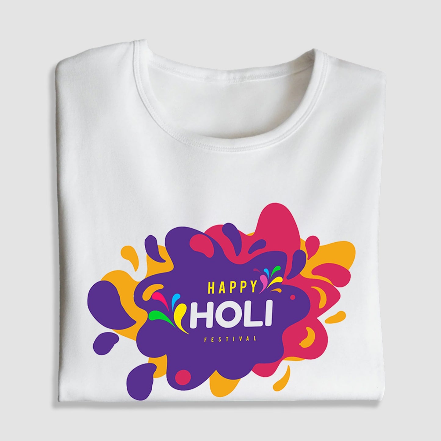 Holi Celebration Combo Kit – Premium Pichkari, Herbal Gulal & Unisex T-Shirt