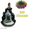 Ganesh Incense Burner with 30 Cones Backflow Ganesh Smoke Fountain for Home and Office Decor Idol Gifts (Blue)