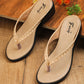 High Quality Gun Metal Ladies Comfortable Wedges Sandal for Women's & Girl⭐
