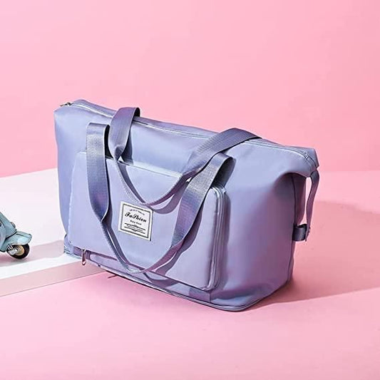 Foldable Polyester Waterproof Large Capacity Storage & Travel Duffel Bags