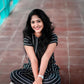 Attractive Black & white Stripe Fabulous jumpsuit For Women & Girls