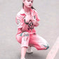Multi color Girl Power collared Fashionable Women Jumpsuits