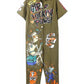 Multi color Girl Power collared Fashionable Women Jumpsuits