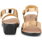 Premium Quality Gun Metal Ladies Comfortable Wedges Sandal for Women's & Girl⭐