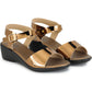 Premium Quality Gun Metal Ladies Comfortable Wedges Sandal for Women's & Girl⭐