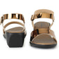 Premium Quality Gun Metal Ladies Comfortable Wedges Sandal for Women's & Girl⭐