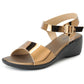 Premium Quality Gun Metal Ladies Comfortable Wedges Sandal for Women's & Girl⭐