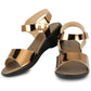 Premium Quality Gun Metal Ladies Comfortable Wedges Sandal for Women's & Girl⭐