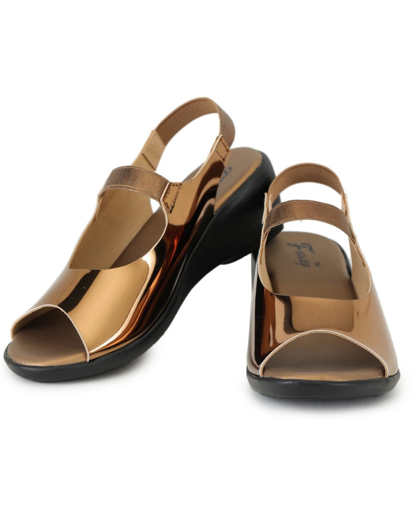 Premium Quality Gun Metal Ladies Comfortable Wedges Sandal for Women's & Girl⭐