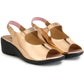 Premium Quality Gun Metal Ladies Comfortable Wedges Sandal for Women's & Girl⭐
