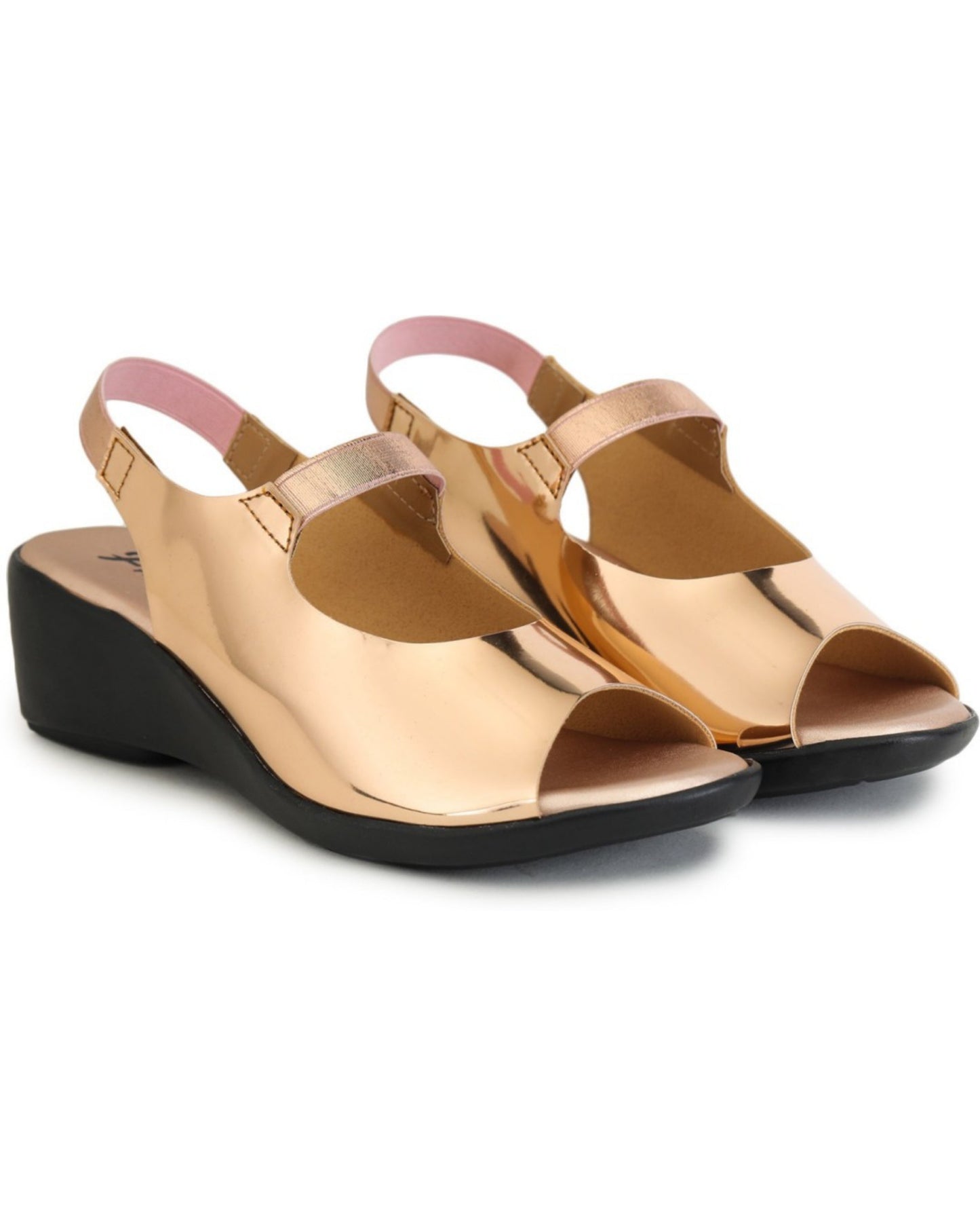 Premium Quality Gun Metal Ladies Comfortable Wedges Sandal for Women's & Girl⭐
