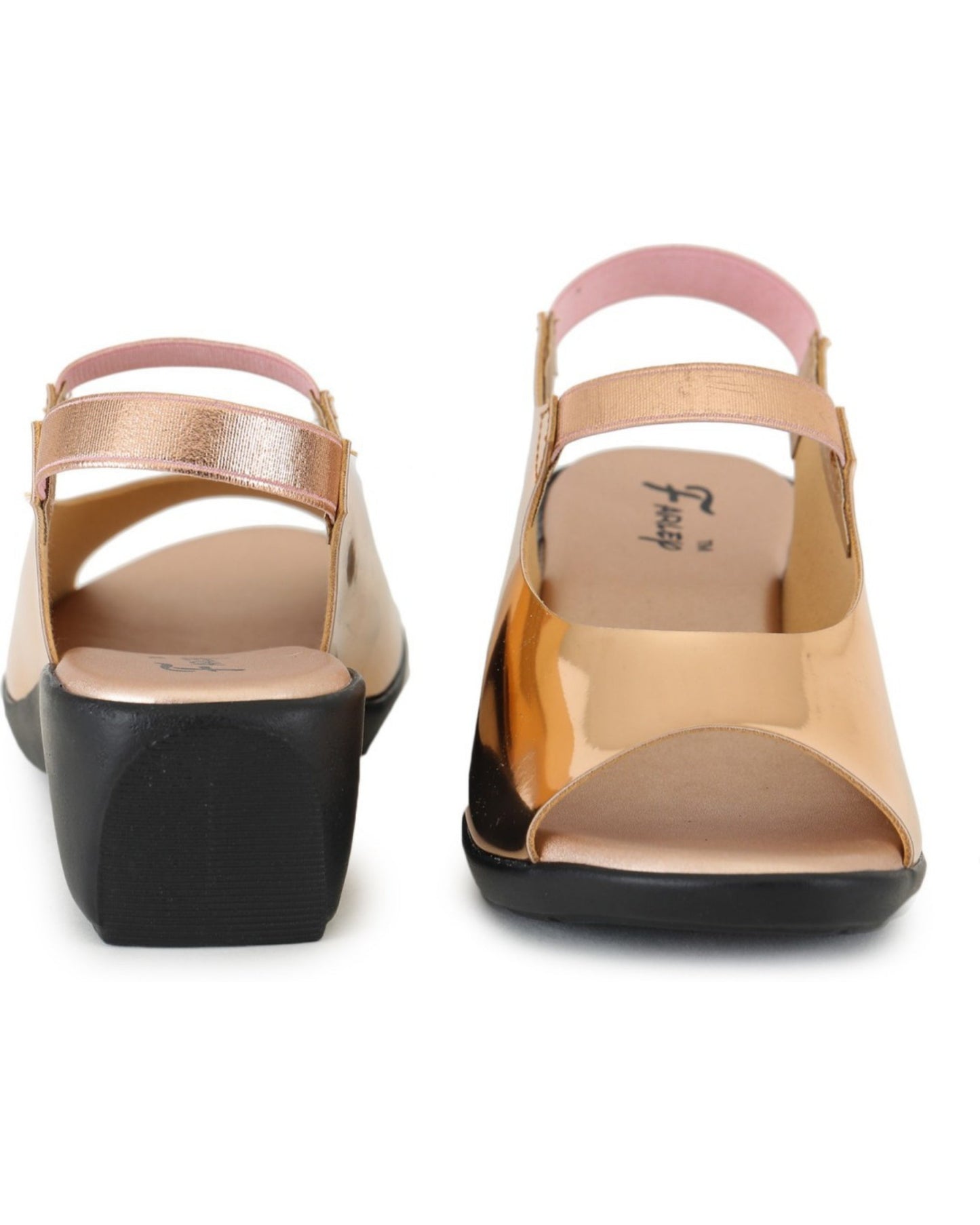 Premium Quality Gun Metal Ladies Comfortable Wedges Sandal for Women's & Girl⭐