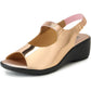 Premium Quality Gun Metal Ladies Comfortable Wedges Sandal for Women's & Girl⭐