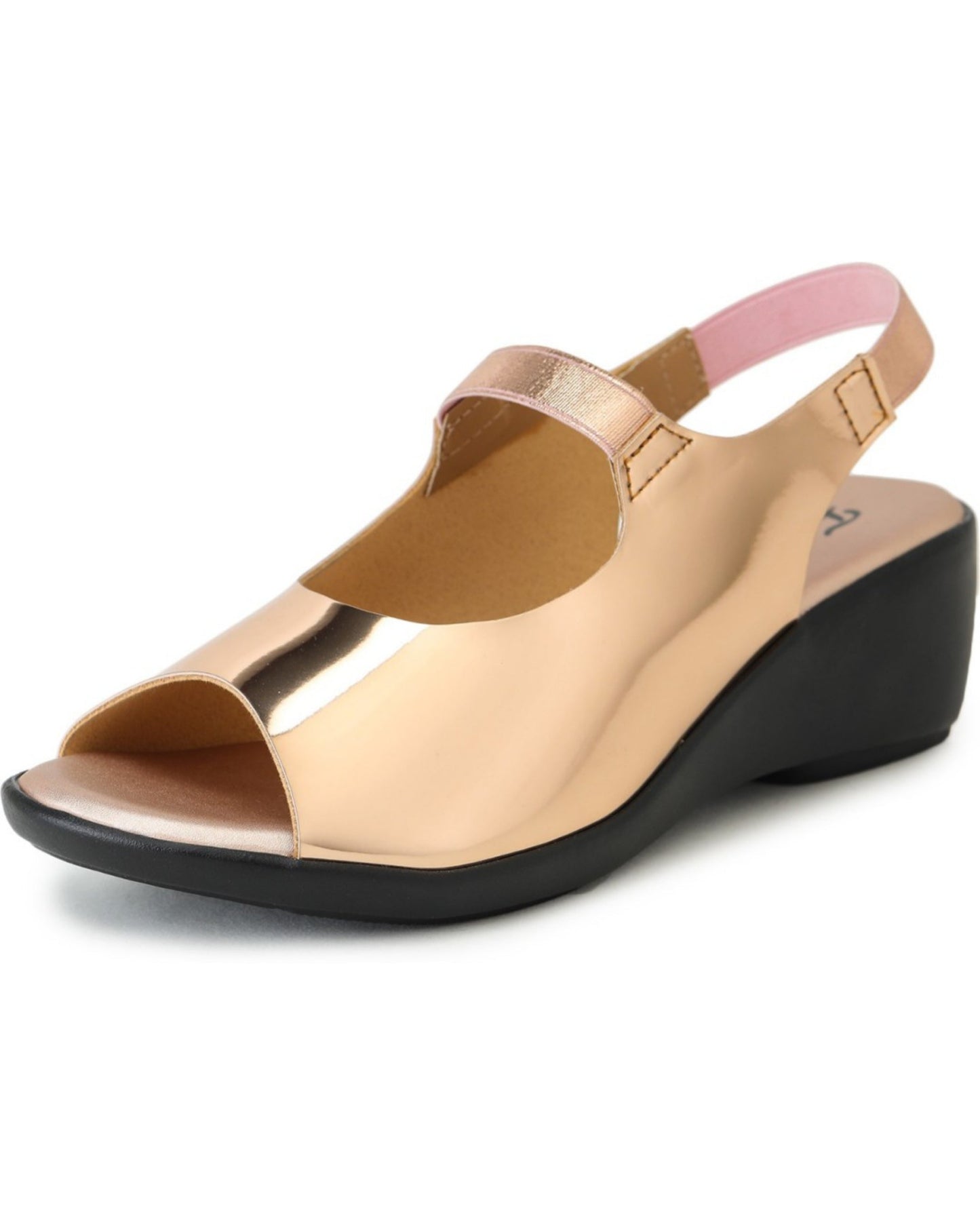 Premium Quality Gun Metal Ladies Comfortable Wedges Sandal for Women's & Girl⭐