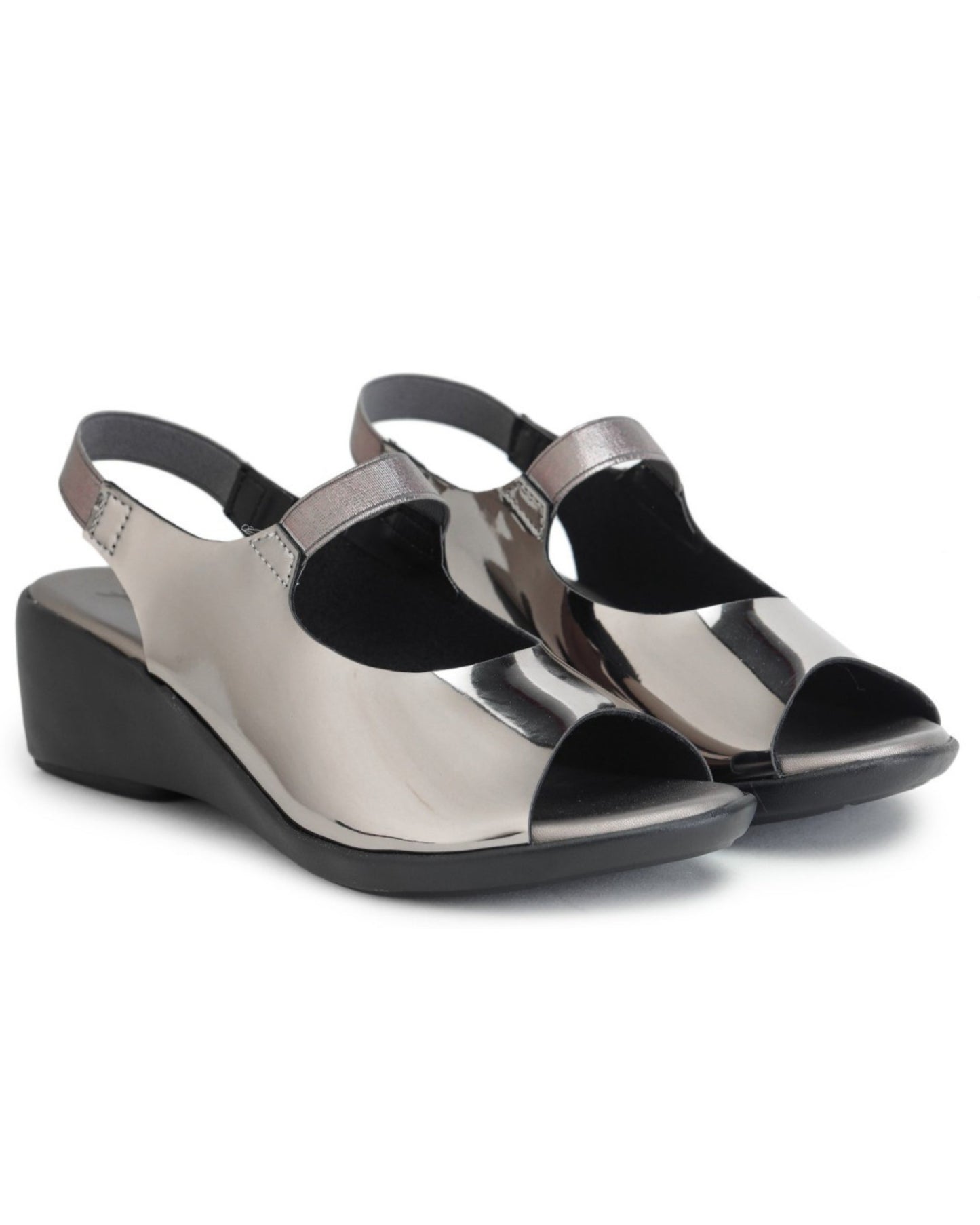 Premium Quality Gun Metal Ladies Comfortable Wedges Sandal for Women's & Girl⭐