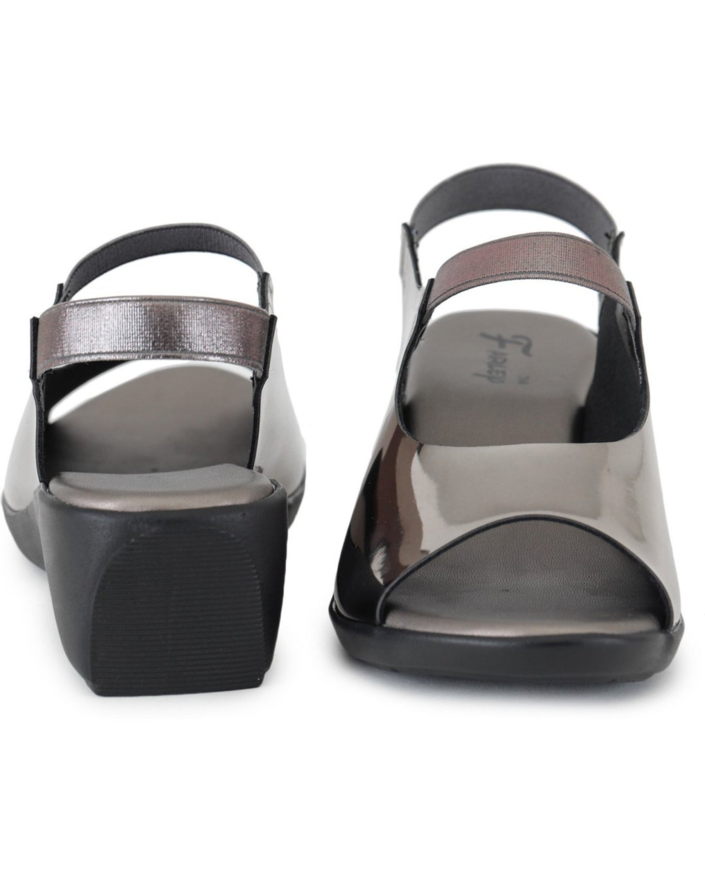 Premium Quality Gun Metal Ladies Comfortable Wedges Sandal for Women's & Girl⭐