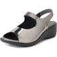 Premium Quality Gun Metal Ladies Comfortable Wedges Sandal for Women's & Girl⭐