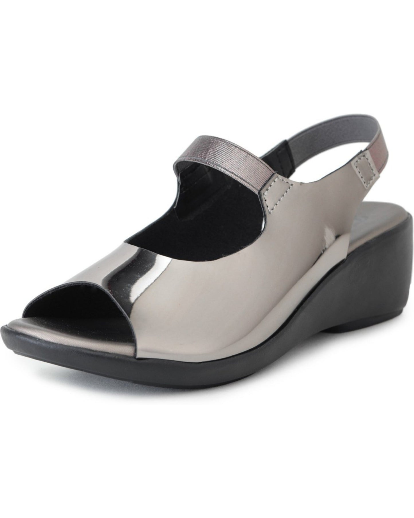 Premium Quality Gun Metal Ladies Comfortable Wedges Sandal for Women's & Girl⭐