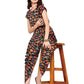 Fashionable Indo-Western style owl printed jumpsuits For Women & Girls