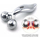 3D Manual Roller Face Body Massager With And Anti Aging 100% Natural Jade Stone Roller Msagger With Gua Sha Tools for Face and Body Massager