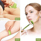 3D Manual Roller Face Body Massager With And Anti Aging 100% Natural Jade Stone Roller Msagger With Gua Sha Tools for Face and Body Massager