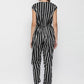 Classic Elegant Colorful Striped Crepe Jumpsuits For Women & Girls😍👌