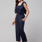 Diva Attractive Women's Ankle Length Jumpsuit Maxi Sleeveless Crepe A-Line Dress