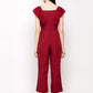 Diva Attractive Women's Ankle Length Jumpsuit Maxi Sleeveless Crepe A-Line Dress