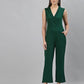 Brown Lycra Casual Jumpsuit for Women(Without Belt)