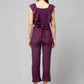 Diva Attractive Women's Ankle Length Jumpsuit Maxi Sleeveless Crepe A-Line Dress