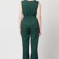 Amazing Round Neck Sleeveless Solid Pleated Regular Jumpsuits For Women & Girls⭐