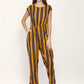 Classic Elegant Colorful Striped Crepe Jumpsuits For Women & Girls😍👌