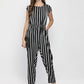 Classic Elegant Colorful Striped Crepe Jumpsuits For Women & Girls😍👌