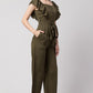 Diva Attractive Women's Ankle Length Jumpsuit Maxi Sleeveless Crepe A-Line Dress
