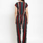 Classic Elegant Colorful Striped Crepe Jumpsuits For Women & Girls😍👌